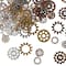 Found Objects™ Antique Silver, Copper & Brass Gears by Bead Landing™